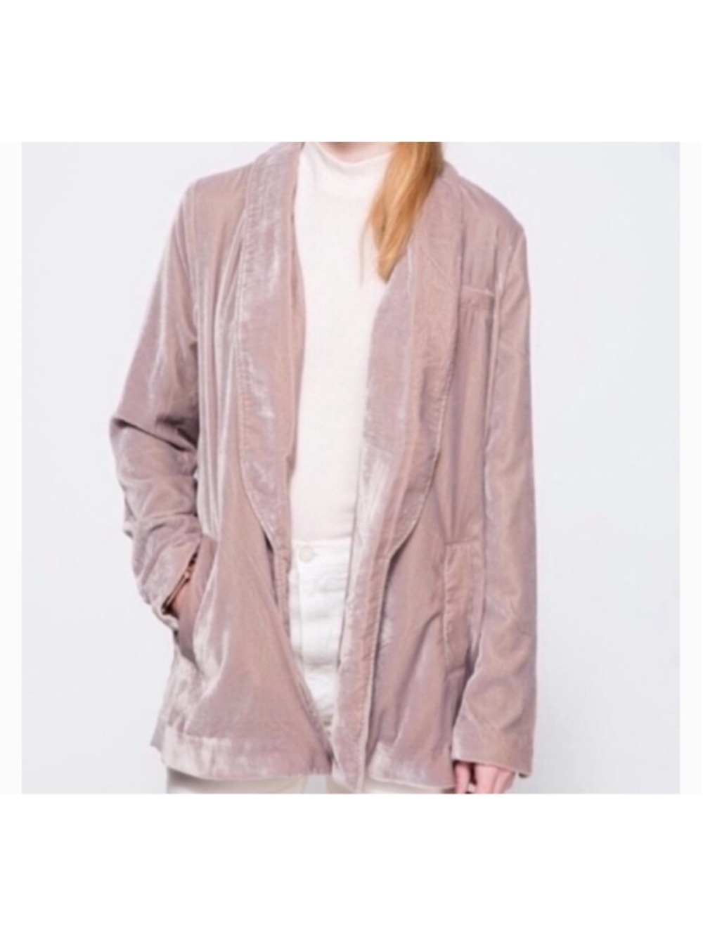FREE PEOPLE Yesterday's Muse Velvet Blazer Size XS